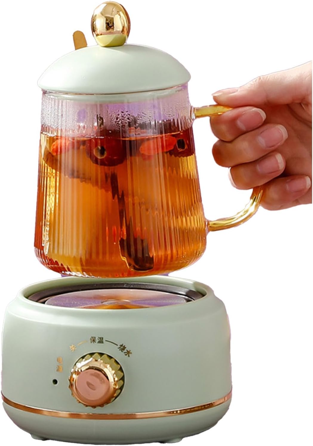 Premium Glass Tea Pot with Infuser – Heat Resistant Transparent Teapot for Herbal Tea & Coffee