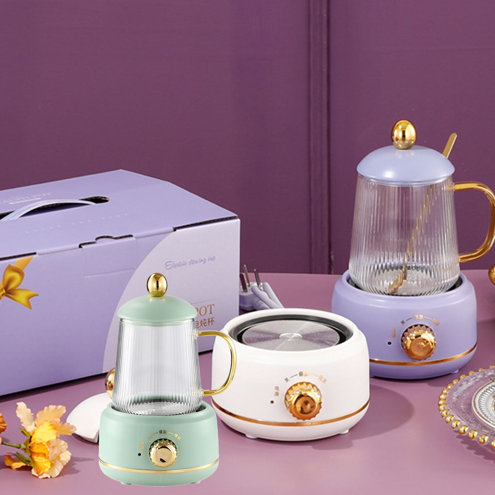 Premium Glass Tea Pot with Infuser – Heat Resistant Transparent Teapot for Herbal Tea & Coffee