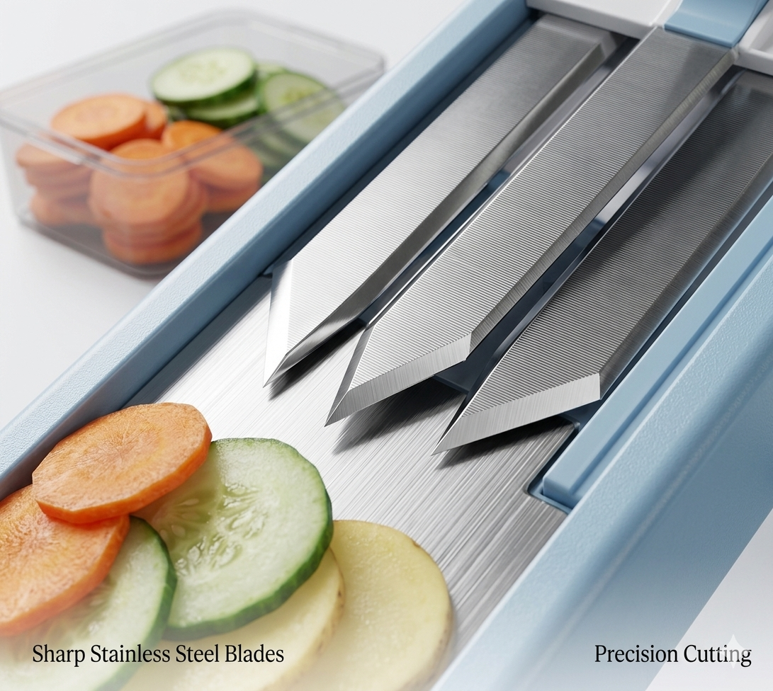 Multi-Function Vegetable Slicer – Fast, Safe & Perfect Cuts Every Time