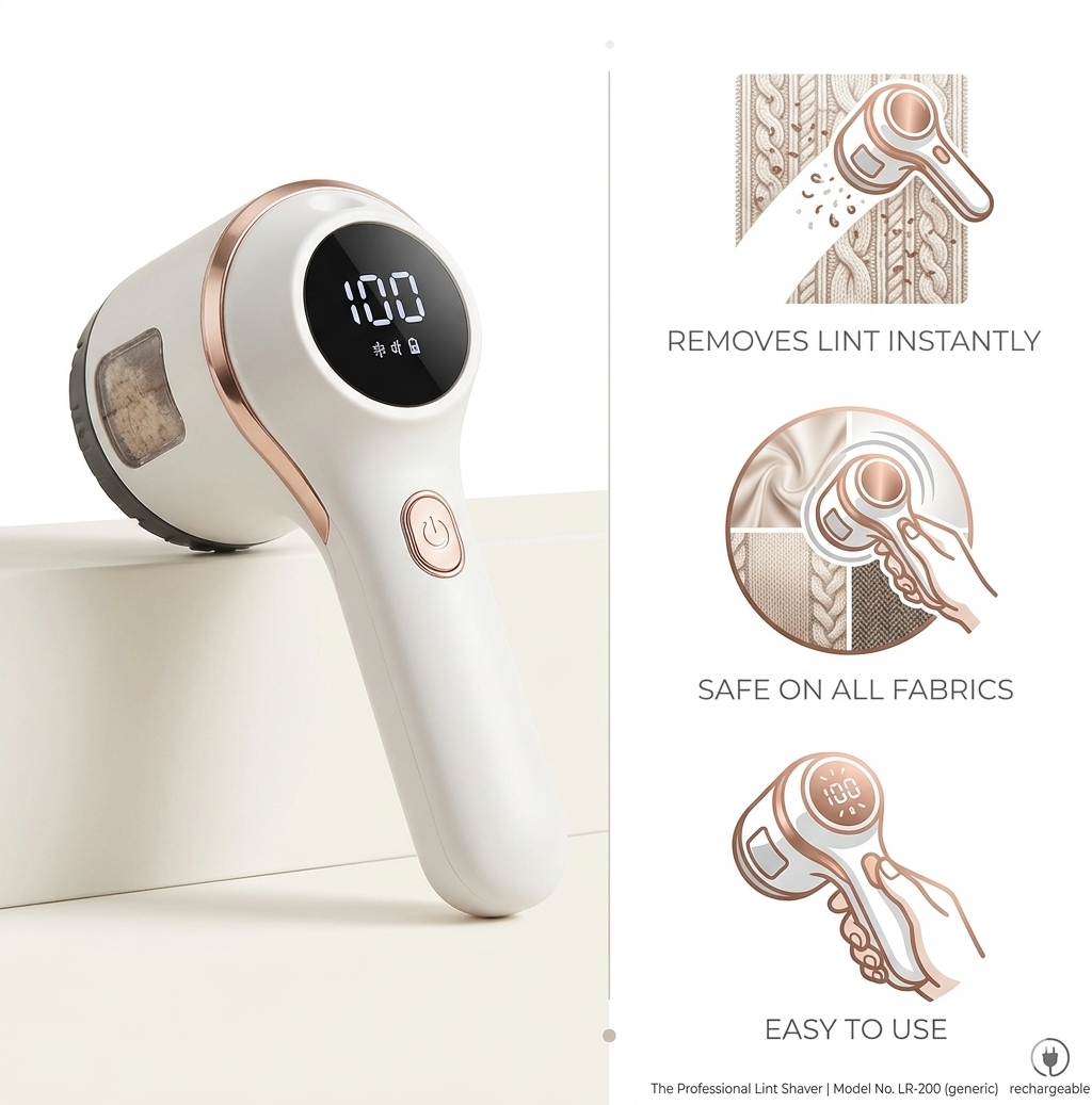 Premium Fabric Lint Remover – Smooth & Fresh Clothes in Seconds